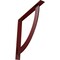 Ekena Millwork Bulwark Steel Bracket, Hammered Bright Red 2"W x 18"D x 18"H BKTM02X18X18BUHRE - alternate 1